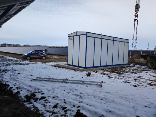 Монтаж комплектної трансформаторної підстанциії КТП-35 кВ